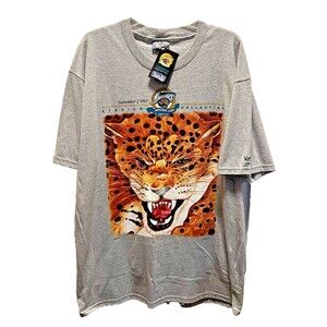 1995 Jacksonville Jaguars Double Sided Inaugural Game T-shirt & Game Day Program